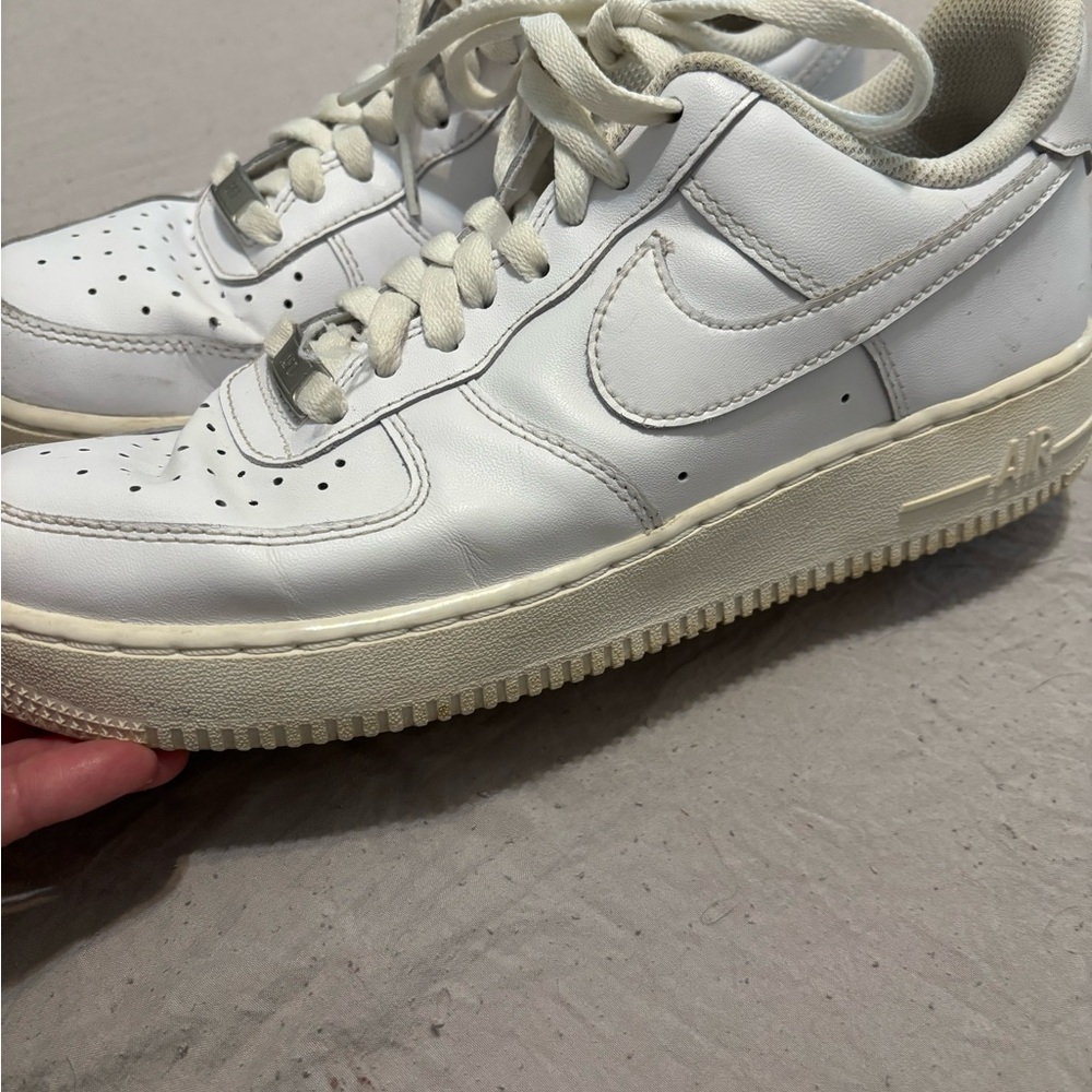 Nike White AF1 Sneakers